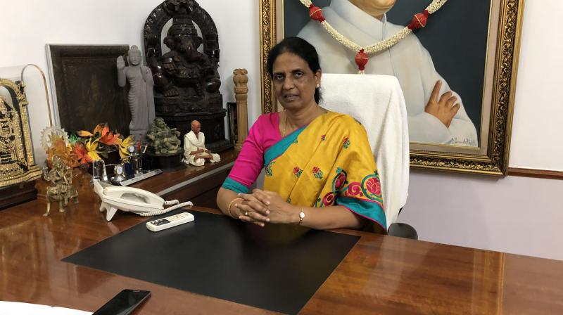 Minister for Education, Government of Telangana P Sabitha Indra Reddy
